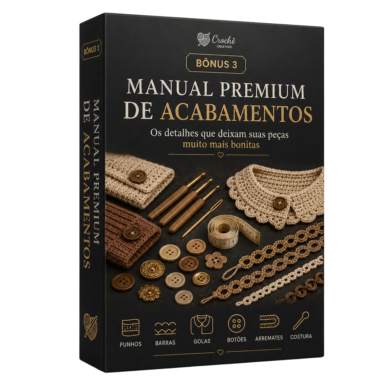 Mockup premium Manual de Acabamentos Profissionais